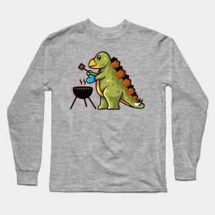 Steak-o-saurus | Fire Up the Grill Long Sleeve T-Shirt